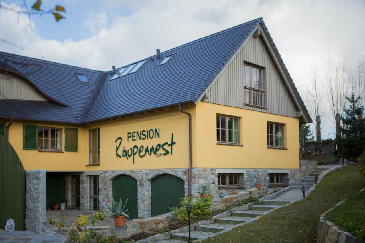 Pension Raupennest Mit Blockhaussauna Bautzen Esterno foto