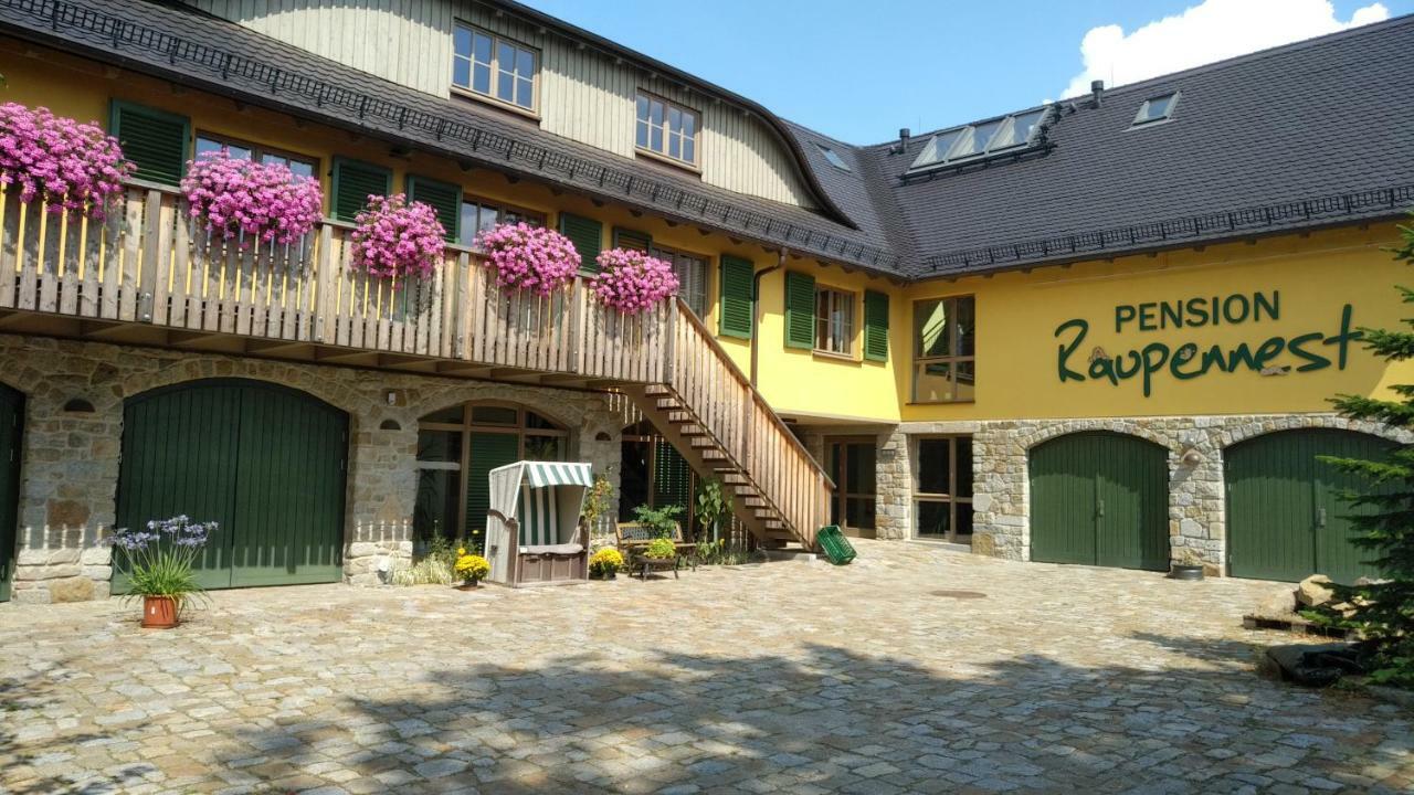 Pension Raupennest Mit Blockhaussauna Bautzen Esterno foto